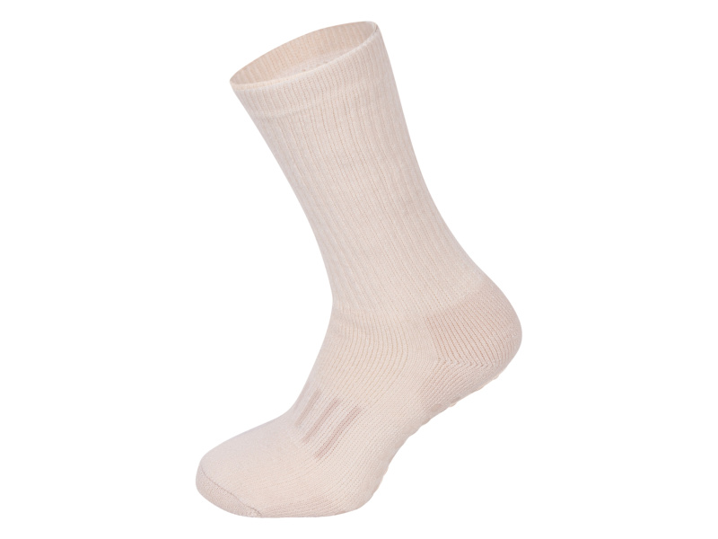TXL Comfort Protiskluzové ponožky ze střižní vlny (béžová, 39-41)