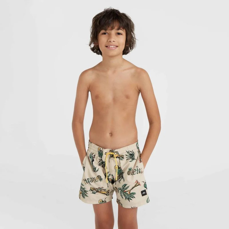 O'Neil Mix & Match Cali Print 13'' plavecké šortky Jr 92800613864 164