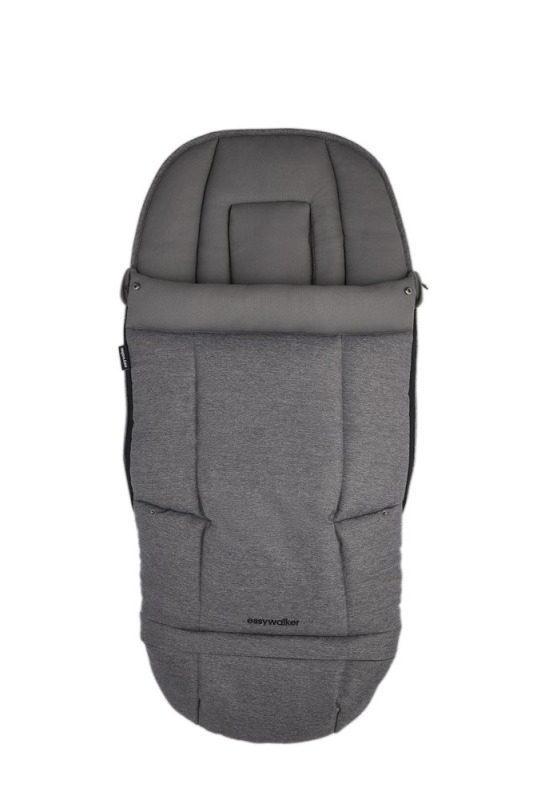 EASYWALKER Fusak ke kočárku Jimmey Indigo Blue - EASYWALKER Fusak ke kočárku Jimmey Iris Grey