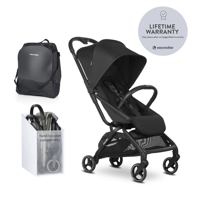 Easywalker Kočárek sportovní Rockey S Pure Black