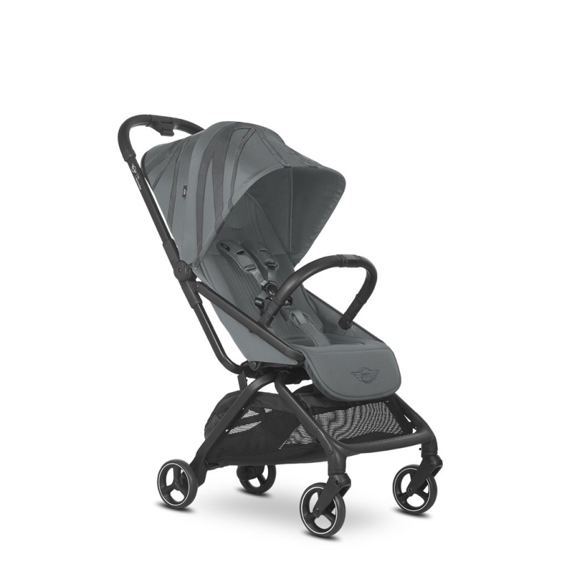 EASYWALKER Kočárek sportovní MINI Buggy S Piccadilly Black - EASYWALKER Kočárek sportovní MINI Buggy S Sutton Grey