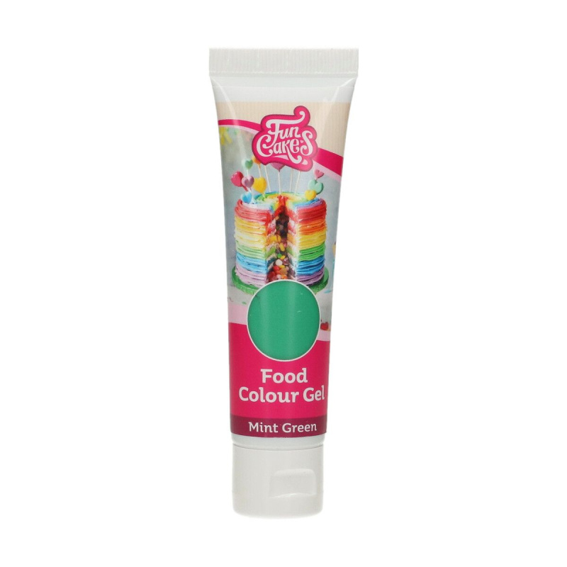 FunCakes Gelová barva Mint Green 30g