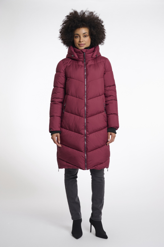 Dámský kabát RINO & PELLE Kyna červený - 38