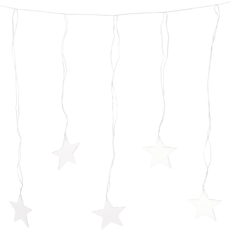 Girlanda 8 LED teplé bílé barvy ve 2 provedeních