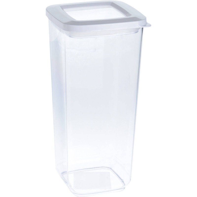 EH Excellent Houseware Dóza na sypké potraviny, plast, 1700 ml transparentní