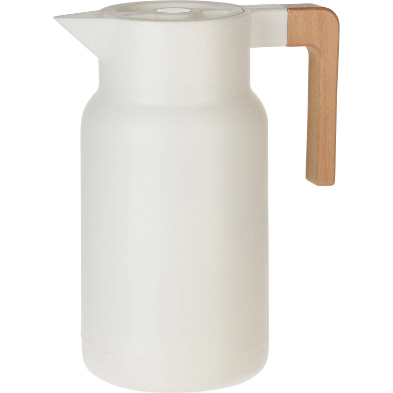 EH Excellent Houseware Vakuový džbán WOOD, 1 l, bílý bílá