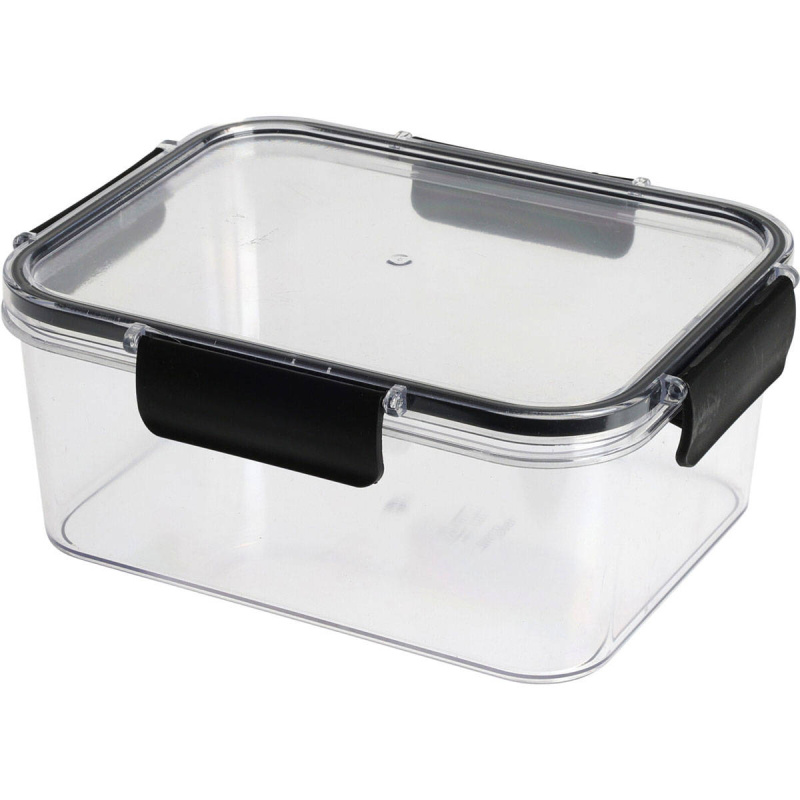 EH Excellent Houseware Dóza na potraviny s víkem, plast, 1800 ml transparentní
