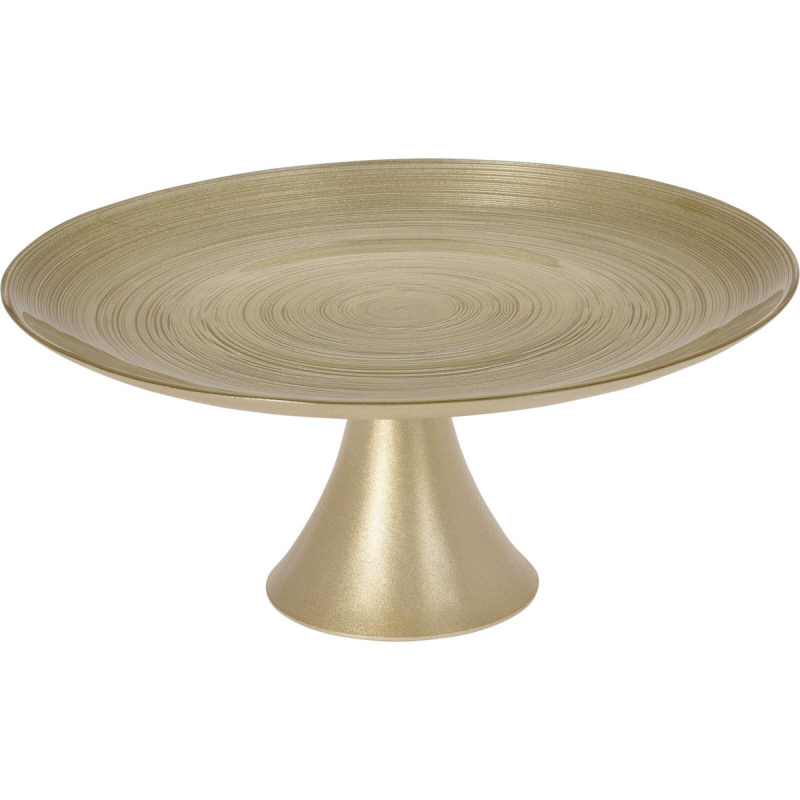Home Styling Collection Podnos na cukroví, moderní, zlatý, Ø 28 cm zlatý