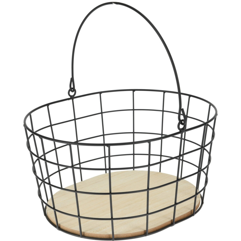 Koopman Dekorační stromek pro vánoční ozdoby kovový 60 cm černý