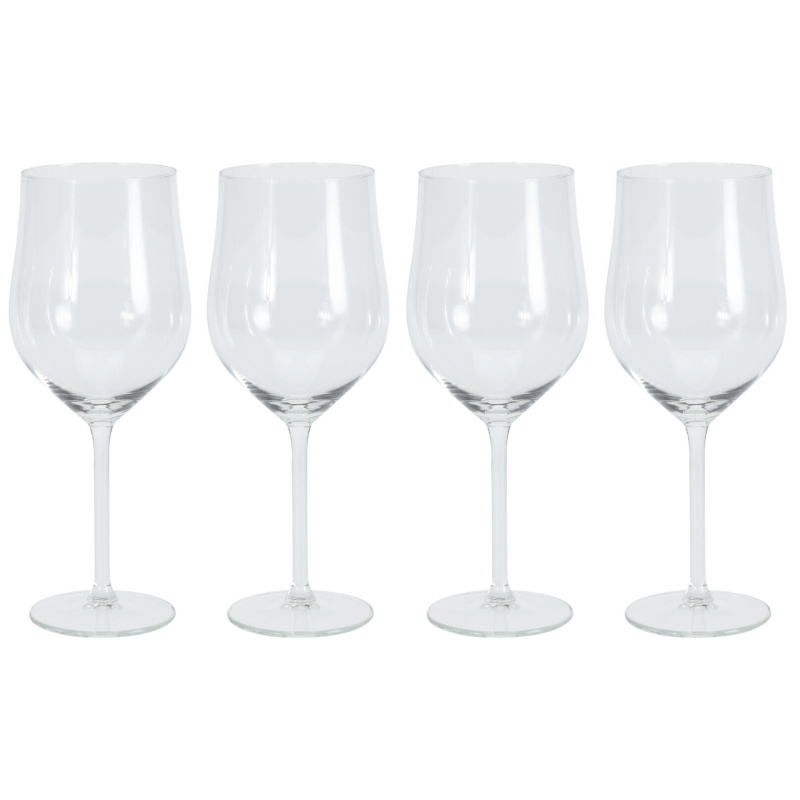 EH Excellent Houseware Sklenice, 600 ml, 4 ks, transparentní