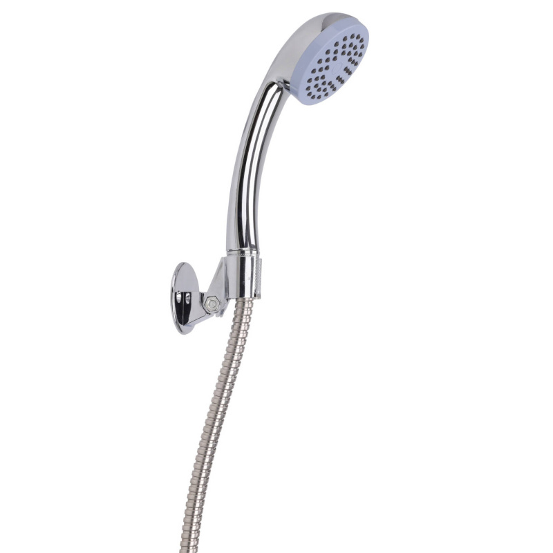 Bathroom Solutions Ruční sprcha Ø 7 cm se sprchovou hadicí z nerezové oceli stříbrná