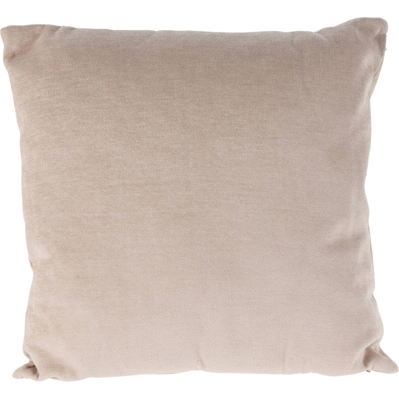 Home Styling Collection Dekorační polštář do obývacáho pokoje ZIGZAG, 45 x 45 cm, béžový béžová