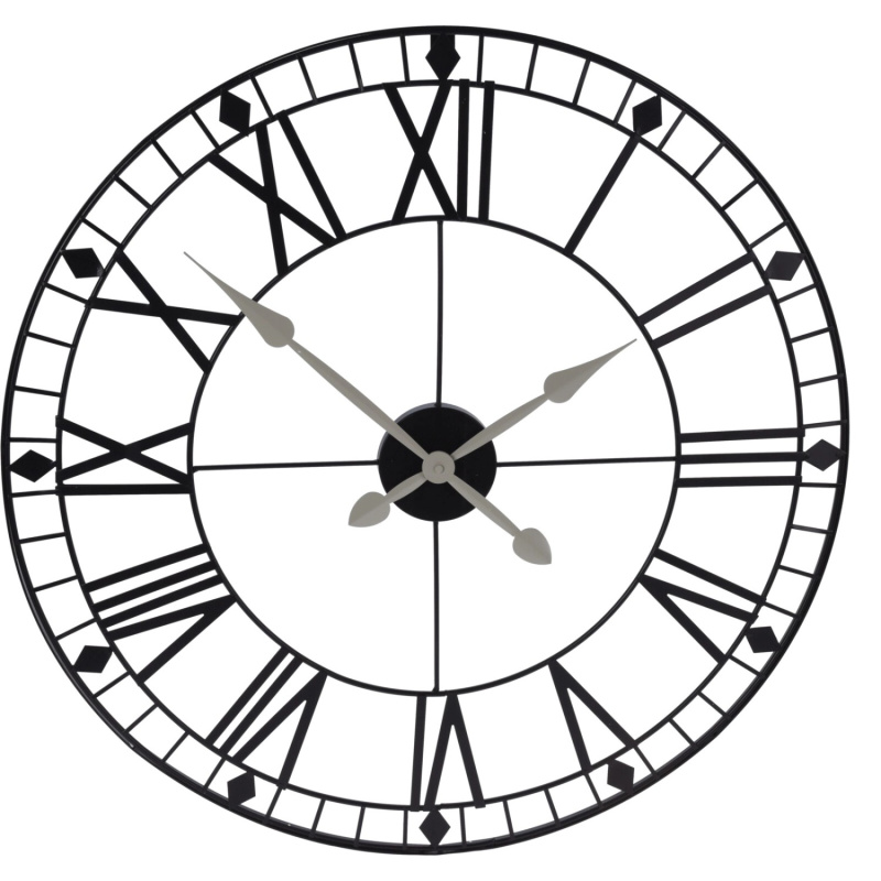 Kovové nástěnné hodiny 75 x 4 mm