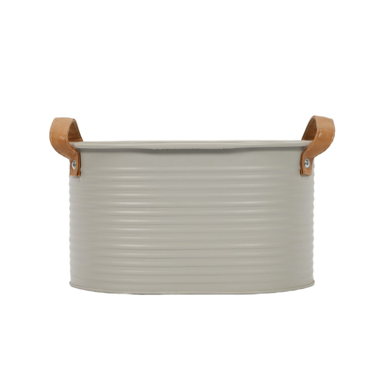 Home Styling Collection Kbelík na led ve tvaru plechovky, uzavíratelný, pro 6 láhví bílá