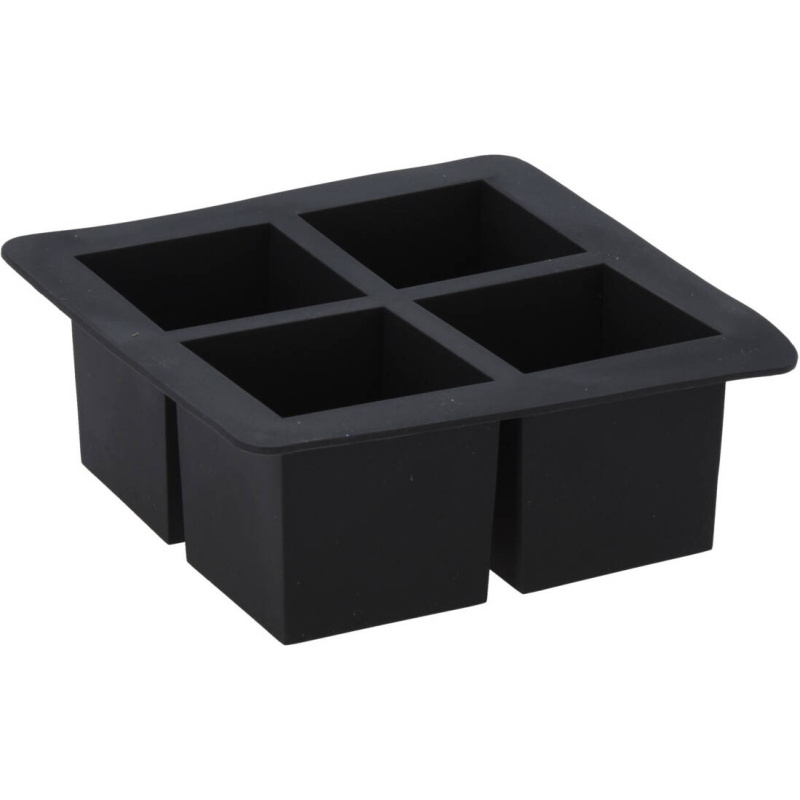 EH Excellent Houseware Forma na led, velké XL kostky na whisky antracitový