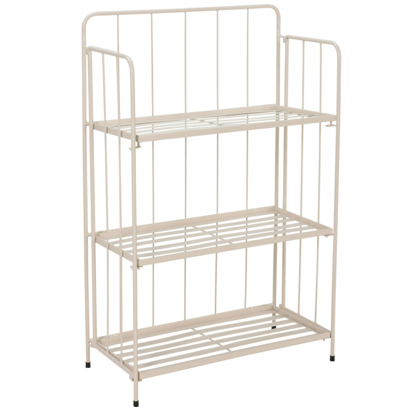 Home Styling Collection Kovový regál na květináče, 90 cm béžová