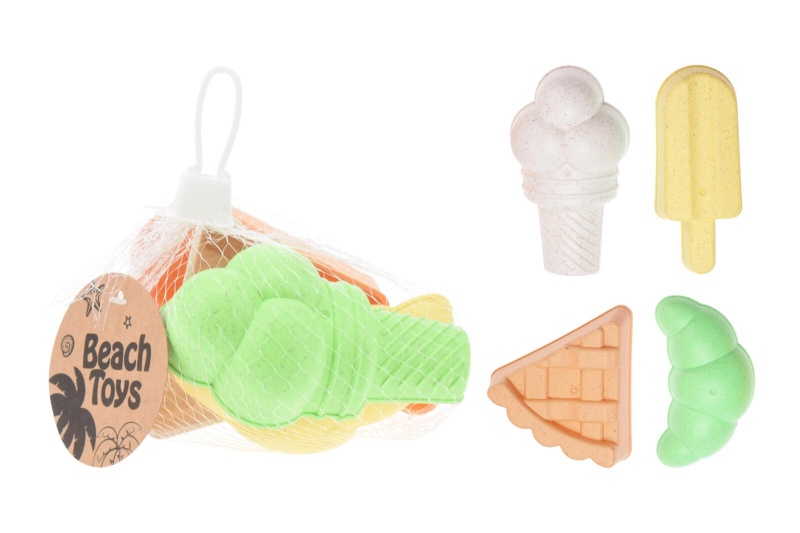 Formičky na písek Jídlo – sada 4 ks