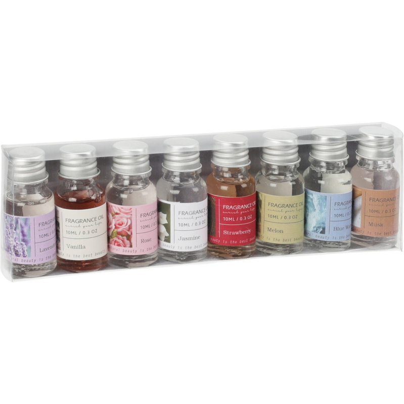 Home Styling Collection Aromaterapeutická sada, 8 vůní, 10 ml vícebarevná