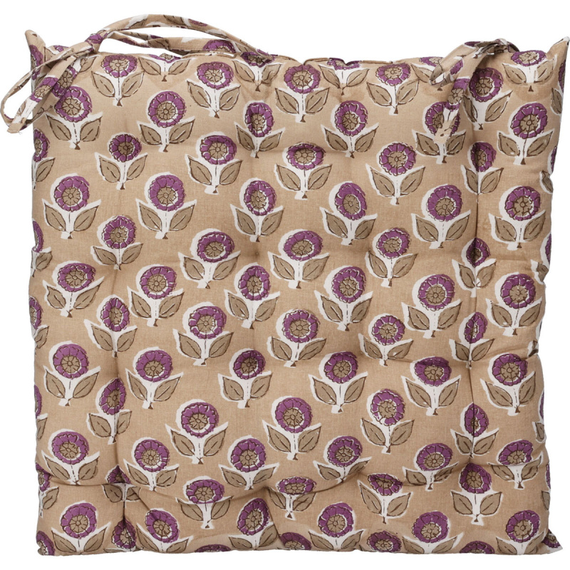 Home Styling Collection Podsedák na zahradní židle, 40 x 40 cm, bavlna, vícebarevný vícebarevný