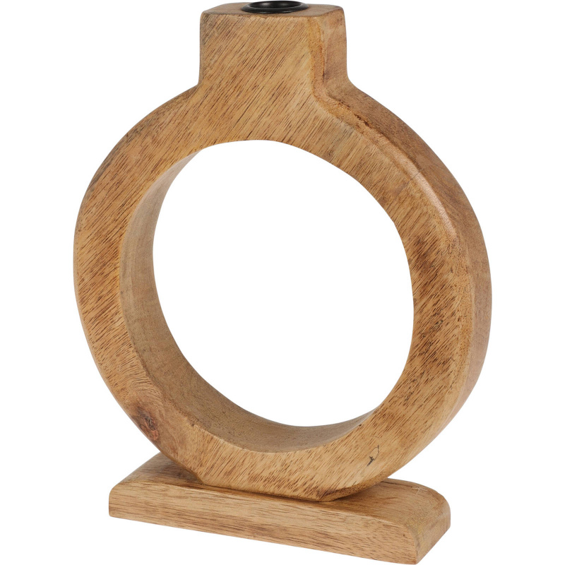 Home Styling Collection Dřevěný svícen, mangové dřevo, 16 x 21 cm hnědá