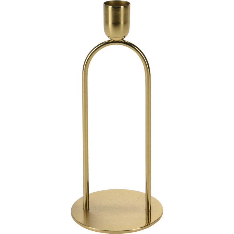 Home Styling Collection Kovový dekorační svícen, zlatý, 20 cm zlatá