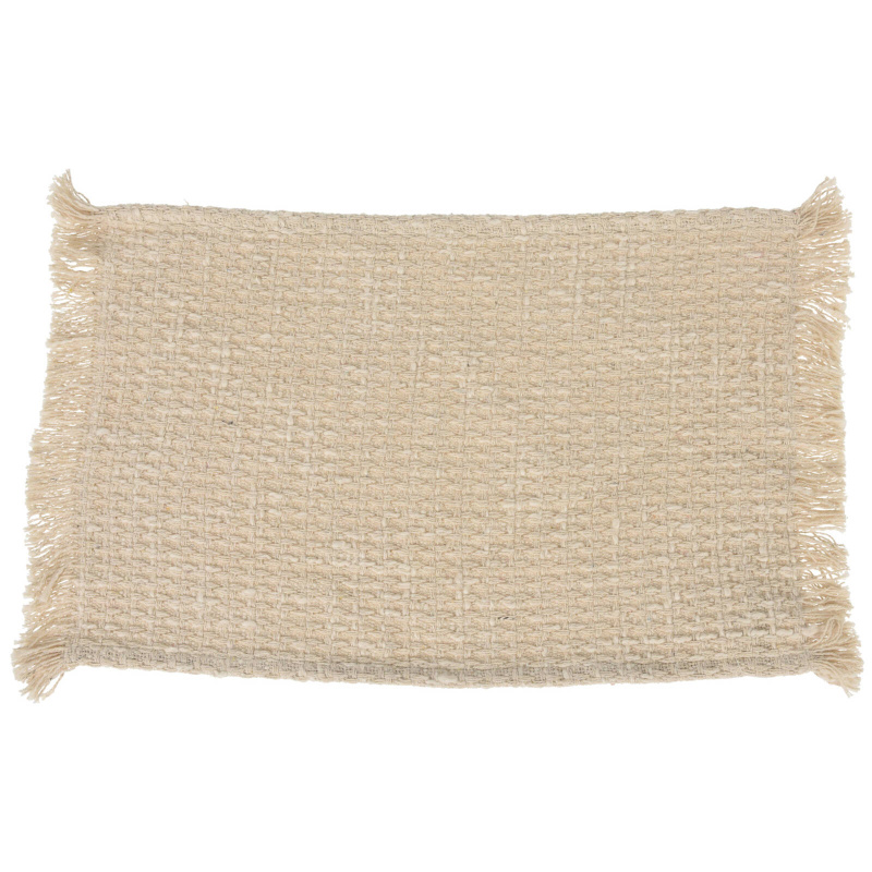 Home Styling Collection Podložka na stůl v přírozené barvě, 45 x 30 cm béžová