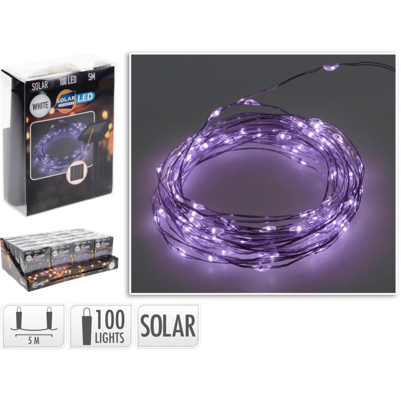 Koopman Drátek LED 100L IW solární 1 ks