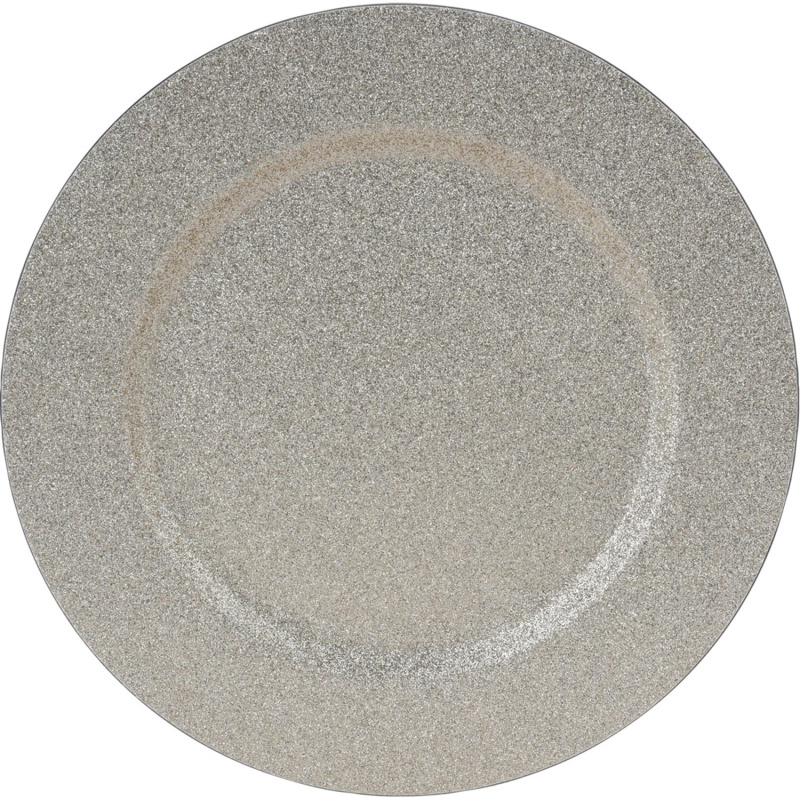 Vánoční dekorace talíř zlatý, pr. 33 cm