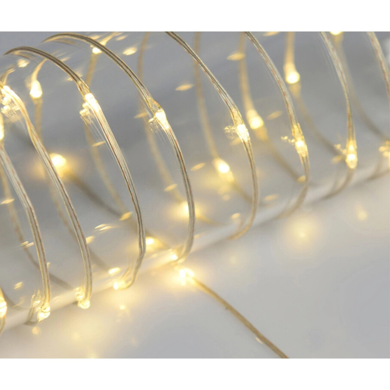 Světelný řetěz 80 LED, teplá bílá, 400 cm