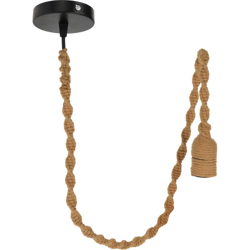 Home Styling Collection Objímka s kabelem pro stropní lampu, 90 cm – hnědý hnědý