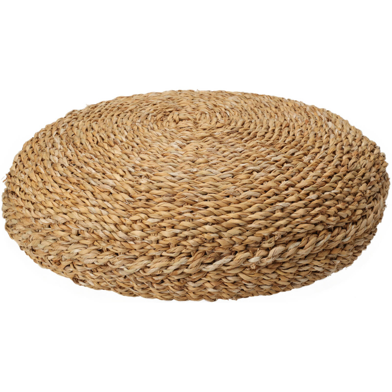 Home Styling Collection Sedací polštář, Ø 40 cm hnědá