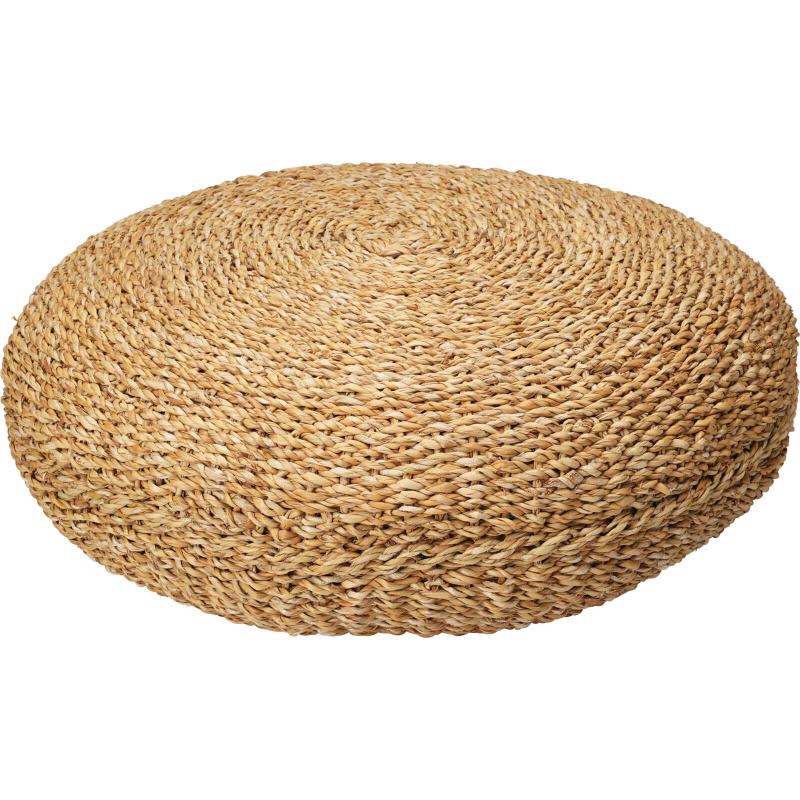 Home Styling Collection Sedací polštář, Ø 58 cm hnědá