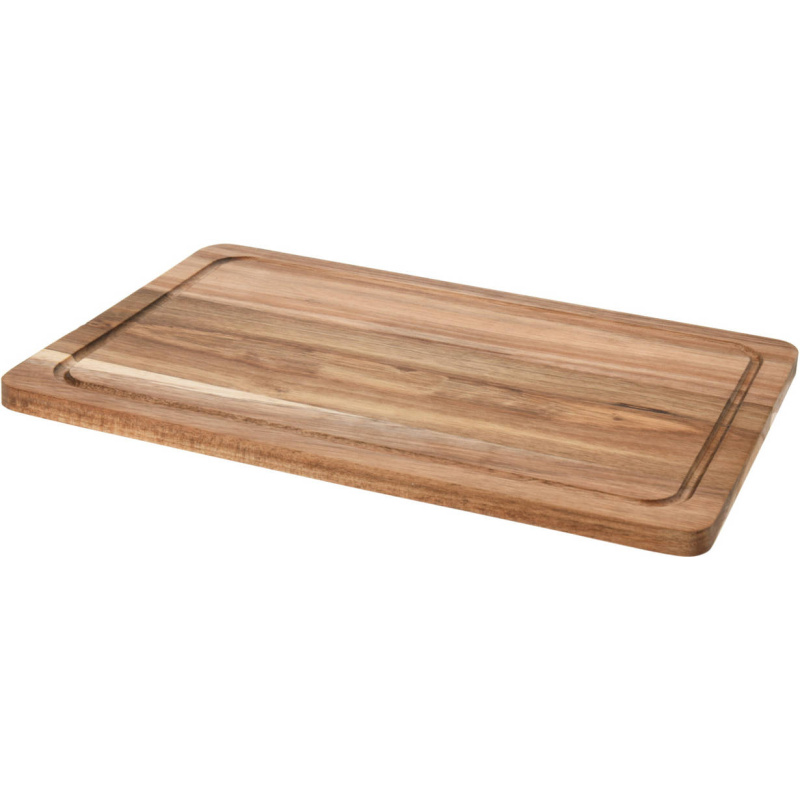 EH Excellent Houseware Krájecí prkénko z akáciového dřeva WOOD, 37 x 25 x 1,6 cm hnědá