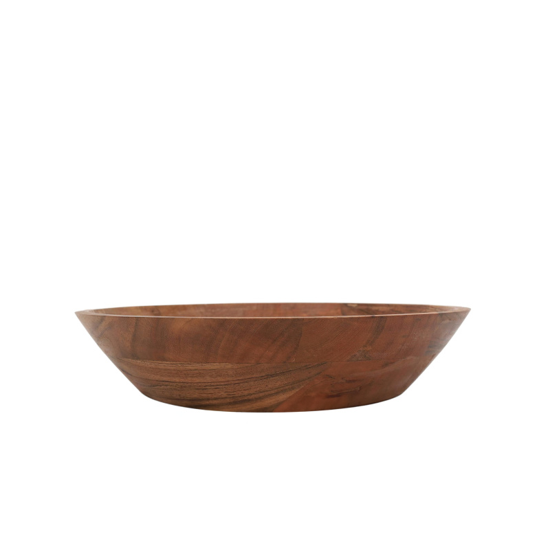 Home Styling Collection Mísa z akátového dřeva, 25 x 6 cm hnědá