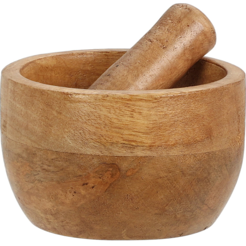 Home Styling Collection Kuchyňský hmoždíř z mangovníkového dřeva, 10 x 6 cm vícebarevná