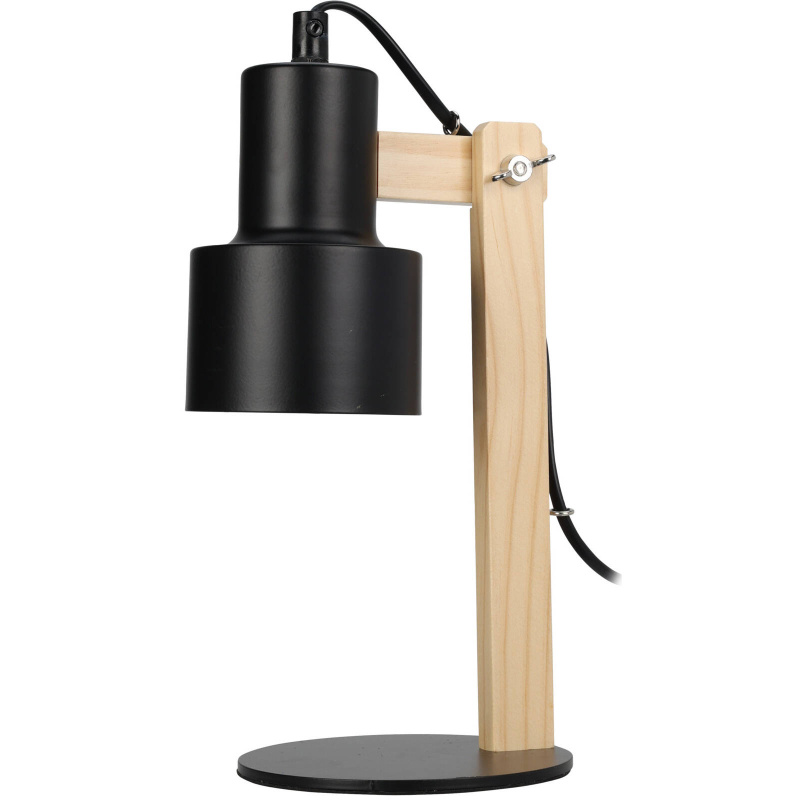Home Styling Collection Stolní lampa na psací stůl, Ø 12 cm černá