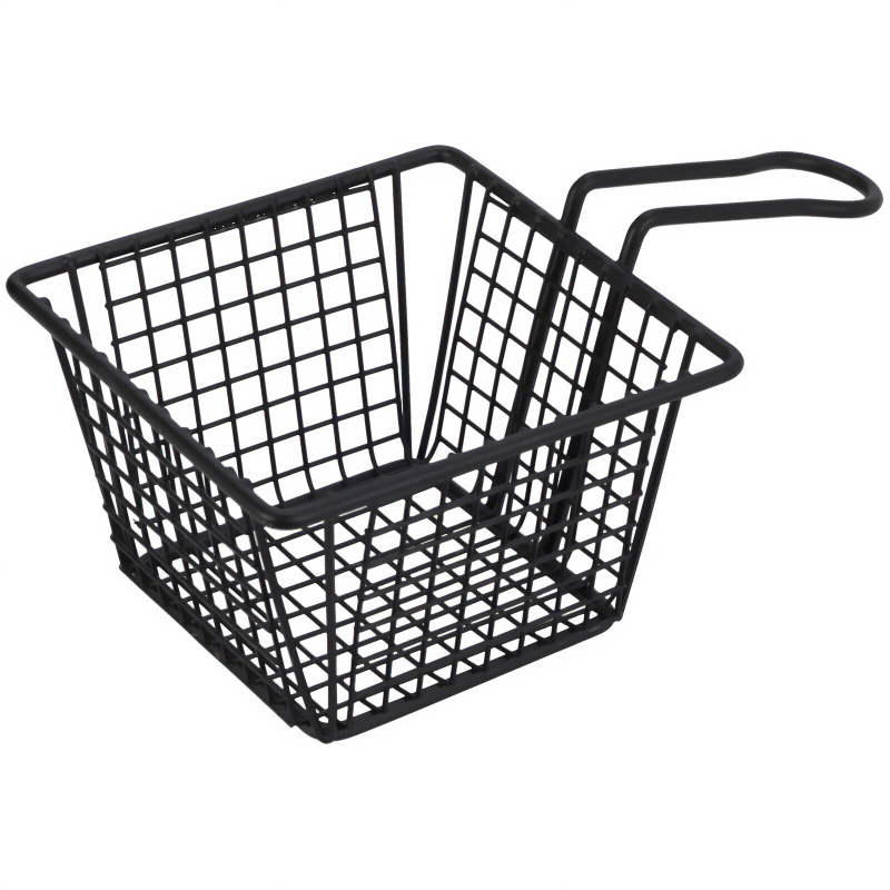 EH Excellent Houseware Kovový košík na hranolky černá