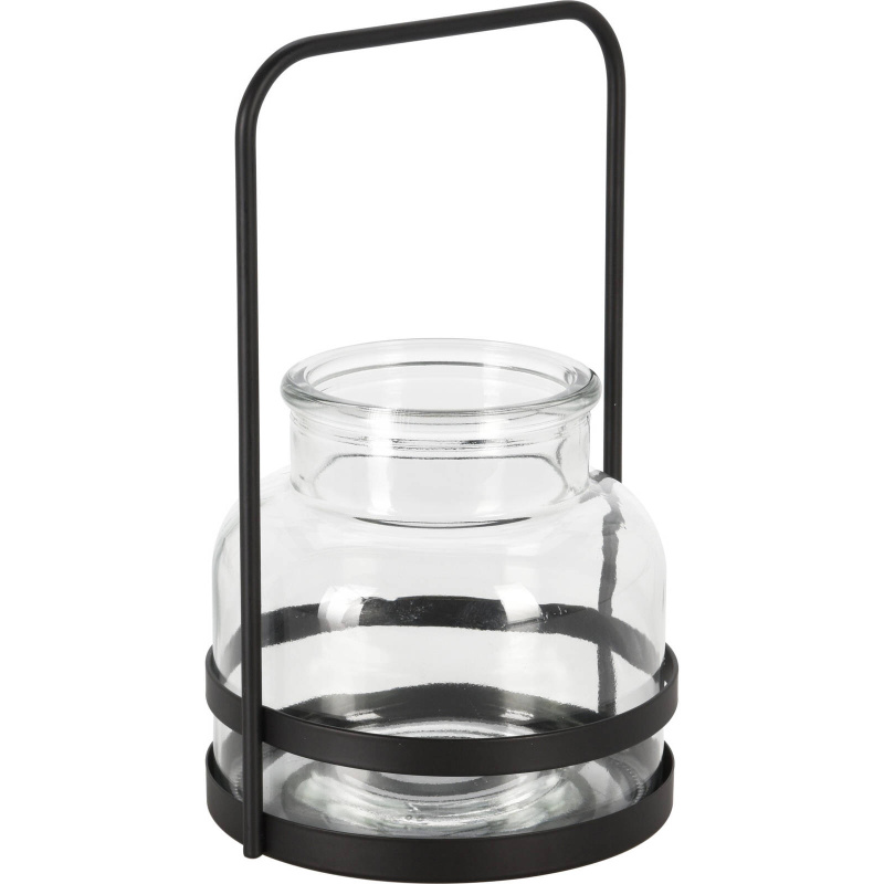 Home Styling Collection Svícen na telight, kovový držák transparentní