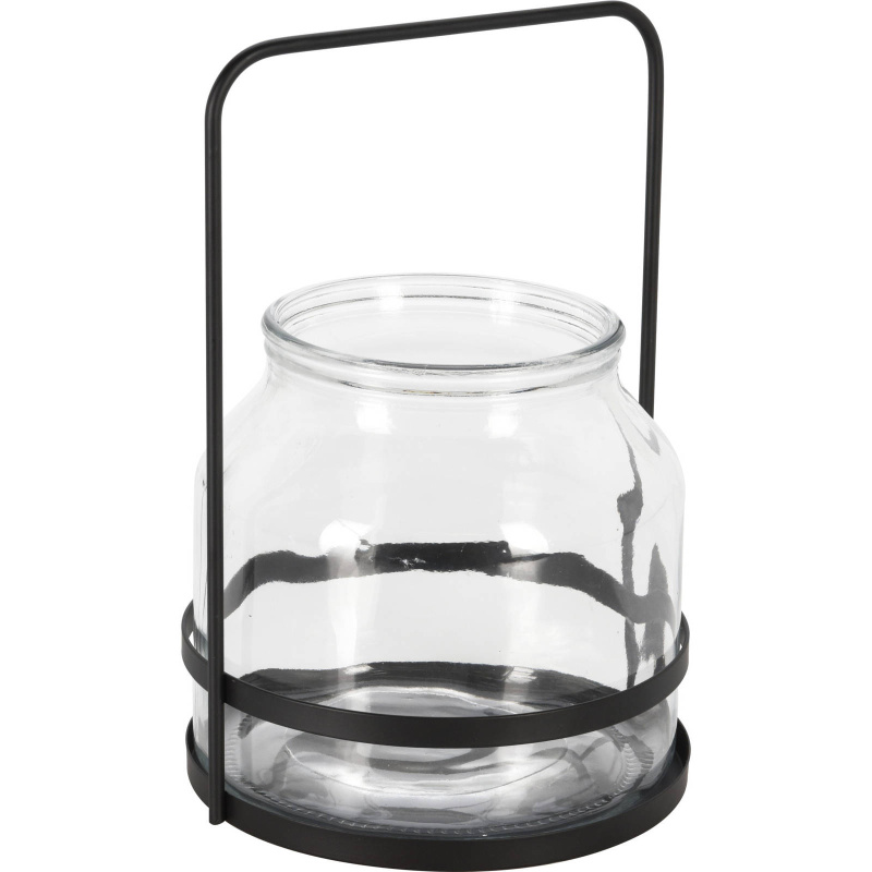 Home Styling Collection Svícen na telight, kovový držák transparentní
