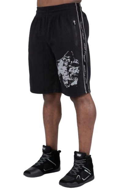Gorilla Wear Pánské šortky Buffalo Old School Black/Grey - S/M