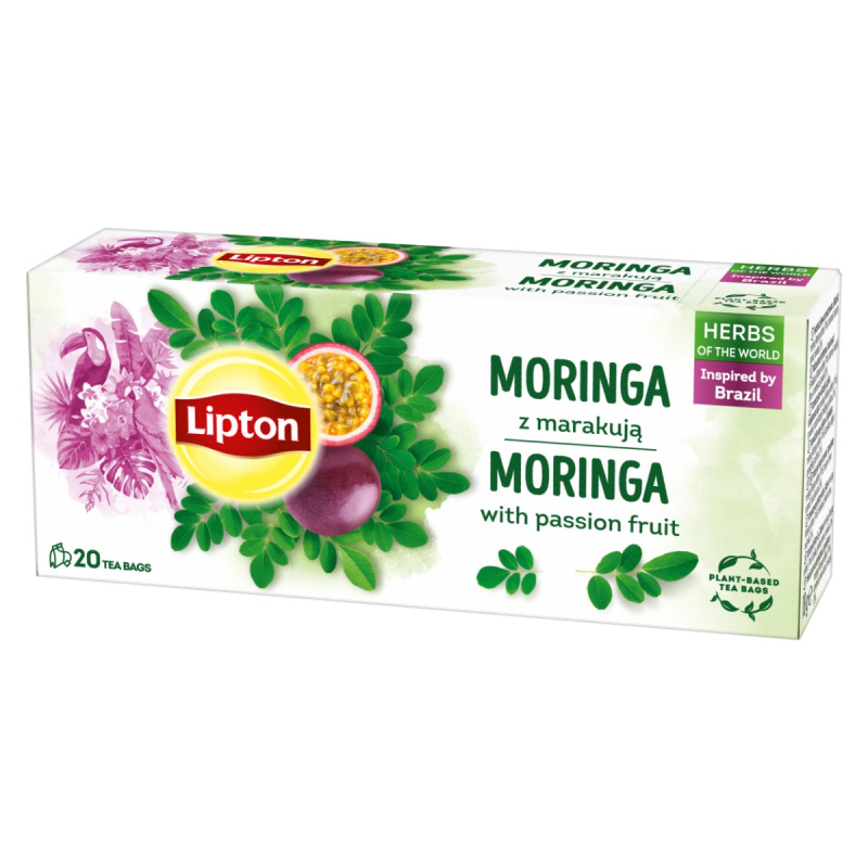 Lipton Herbs of the World - bylinný čaj - moringa a maracuja