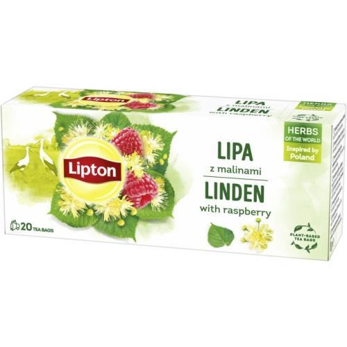 Lipton Herbs of the World - bylinný čaj - lípa a malina