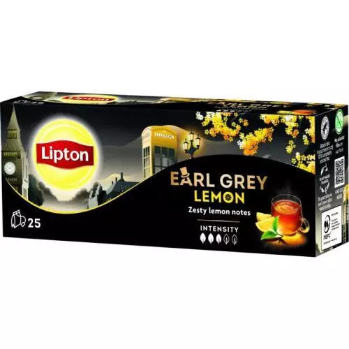 Lipton - černý čaj - Earl Grey Lemon