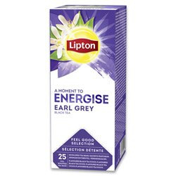 Lipton - černý čaj - Earl Grey - 25 ks