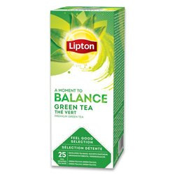 Zelený čaj Lipton Balance, 25x 1,3 g