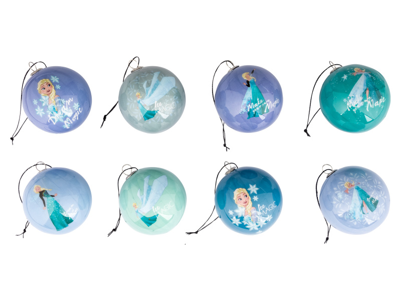 Disney Sada vánočních koulí, 8dílná (Ledové království)