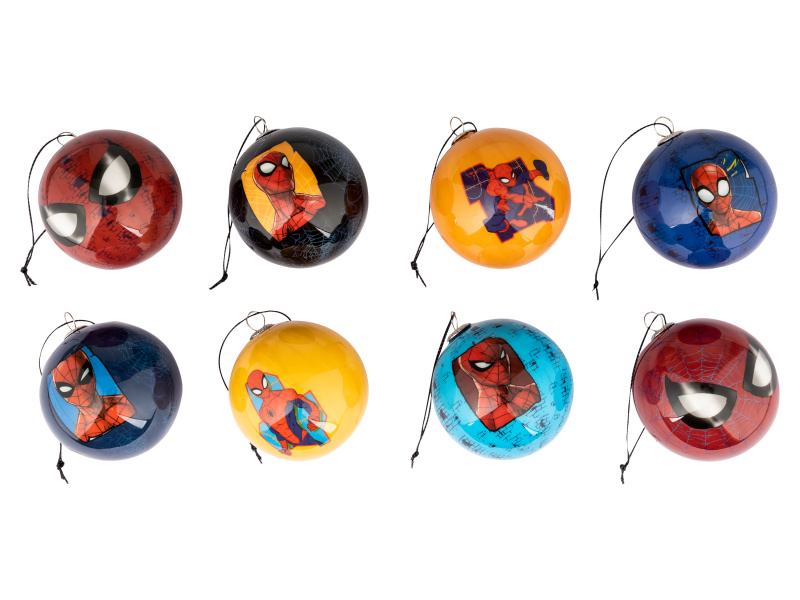 Disney Sada vánočních koulí, 8dílná (Spiderman)