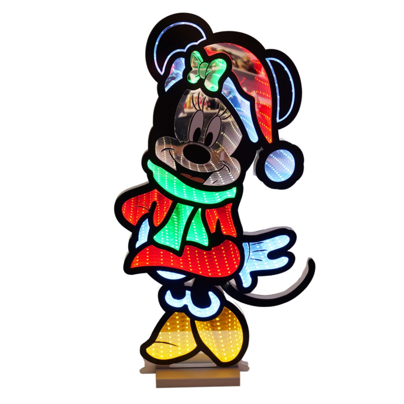 Disney Interiérová vánoční figurka Infinity Mirror Minnie Mouse, 40 cm