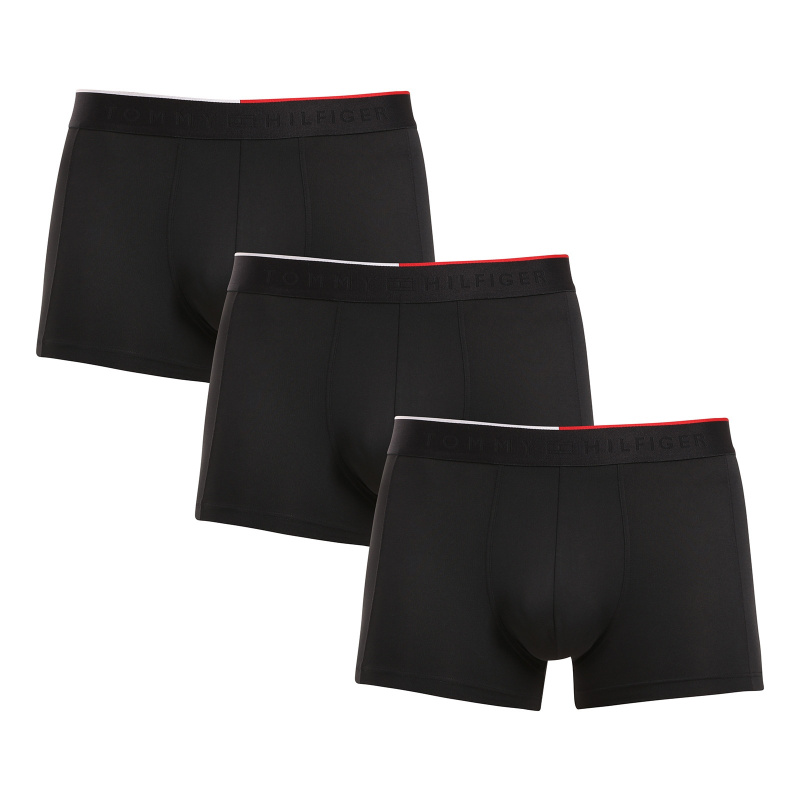 3PACK pánské boxerky Tommy Hilfiger černé (UM0UM03388 0SI) L, trenky / trenýrky