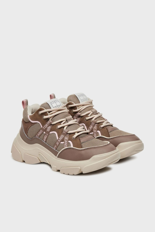 Tommy Jeans dámské hnědé tenisky